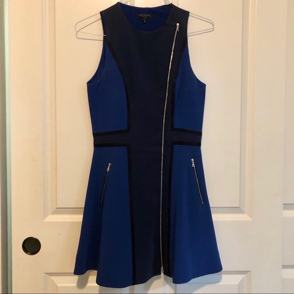 $600 Rag & Bone Rae Fit Flare Dress - Picture 5 of 7